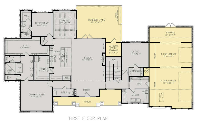 House Plan House Plan #33052 Drawing 1