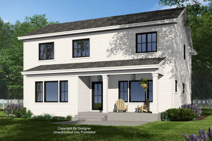 Modern Farmhouse House Plan #098-00527 Elevation Photo