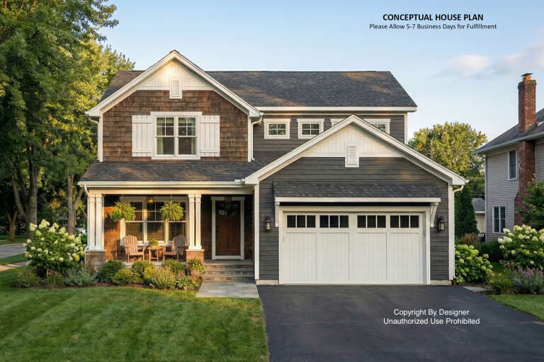 House Plan House Plan #33054 Front Elevation