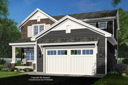 Craftsman House Plan #098-00528 Elevation Photo