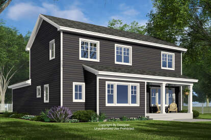 Craftsman House Plan #098-00528 Elevation Photo