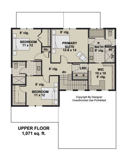 Second Floor for House Plan #098-00528