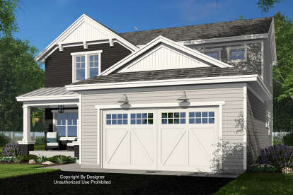 Craftsman House Plan #098-00529 Elevation Photo