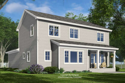 Craftsman House Plan #098-00529 Elevation Photo