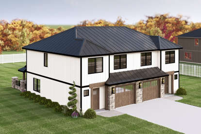Craftsman House Plan #5032-00348 Elevation Photo