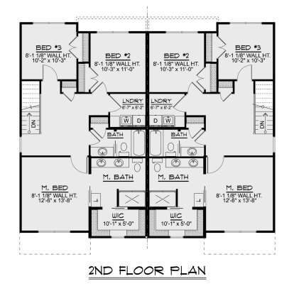 Second Floor for House Plan #5032-00348