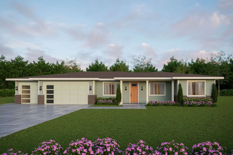 House Plan House Plan #33057 Front Elevation 