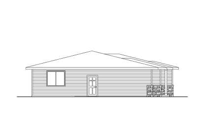 Ranch House Plan #035-01139 Elevation Photo