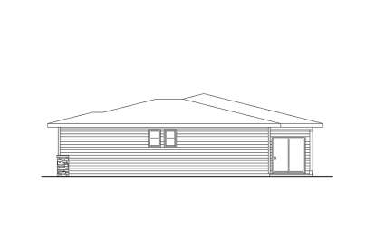 Ranch House Plan #035-01139 Elevation Photo