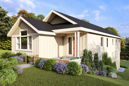 Cottage House Plan #035-01140 Elevation Photo