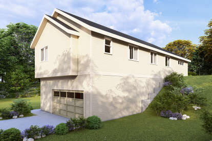 Cottage House Plan #035-01140 Elevation Photo