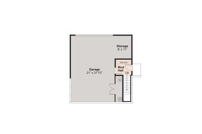 Basement for House Plan #035-01140