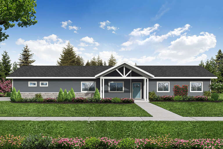House Plan House Plan #33059 Front Elevation 