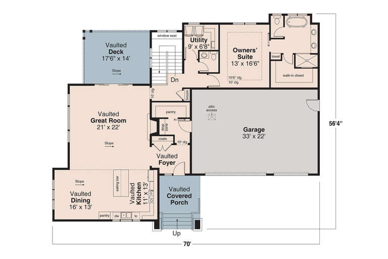 House Plan House Plan #33060 Drawing 1