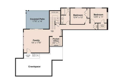 Basement for House Plan #035-01142