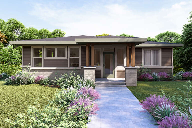 House Plan House Plan #33061 Front Elevation 