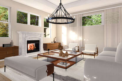 Modern House Plan #035-01143 Additional Photo
