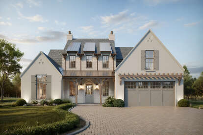 European House Plan #8937-00108 Elevation Photo