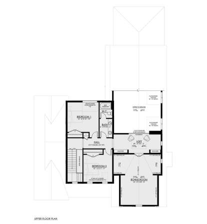 Second Floor for House Plan #8937-00108