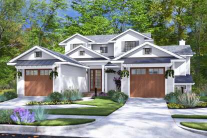 Modern Farmhouse House Plan #9401-00128 Elevation Photo