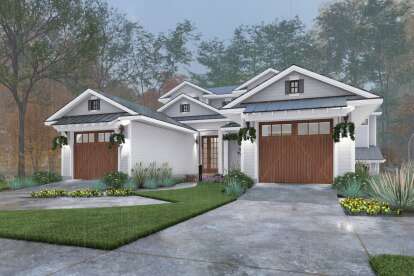 Modern Farmhouse House Plan #9401-00128 Elevation Photo