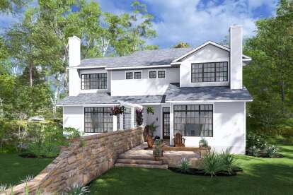 Modern Farmhouse House Plan #9401-00128 Elevation Photo