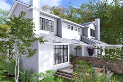 Modern Farmhouse House Plan #9401-00128 Elevation Photo
