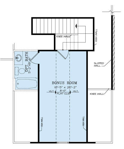 Bonus Room for House Plan #4195-00080