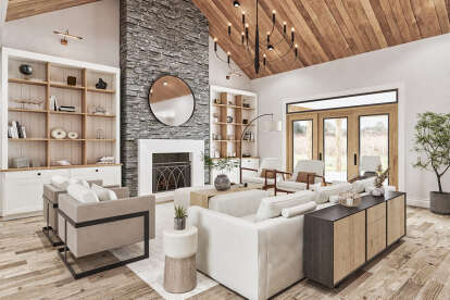 European House Plan #4195-00080 Additional Photo
