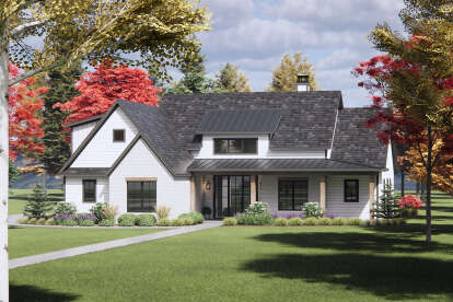Modern Transitional House Plan #7983-00147 Elevation Photo