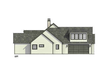 Modern Transitional House Plan #7983-00147 Elevation Photo