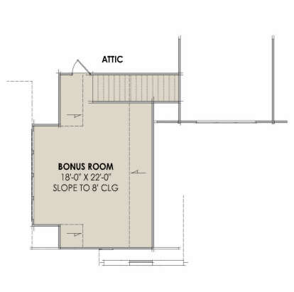 Bonus Room for House Plan #7983-00147