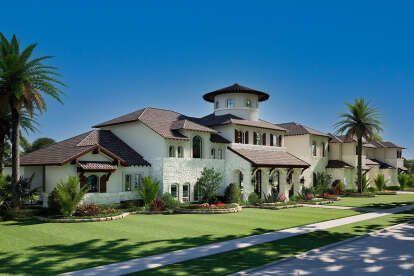 Mediterranean House Plan #5445-00547 Elevation Photo
