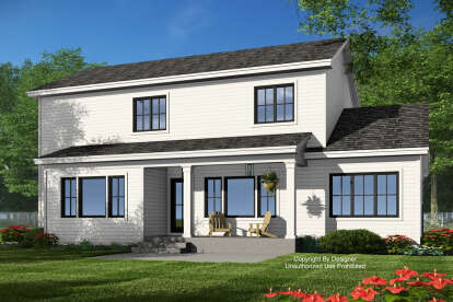 Modern Farmhouse House Plan #098-00530 Elevation Photo