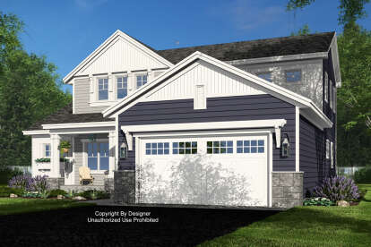 Craftsman House Plan #098-00531 Elevation Photo
