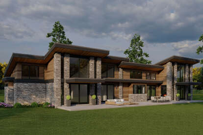Modern House Plan #8318-00425 Elevation Photo