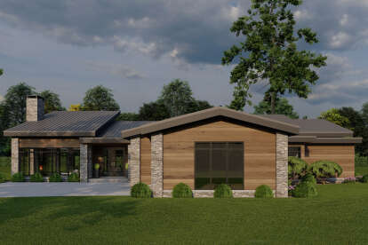 Modern House Plan #8318-00425 Elevation Photo