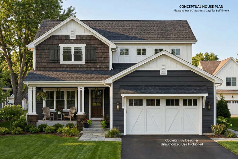 House Plan House Plan #33078 Front Elevation