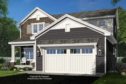 Craftsman House Plan #098-00534 Elevation Photo