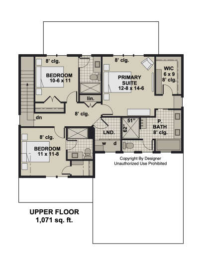 Second Floor for House Plan #098-00534