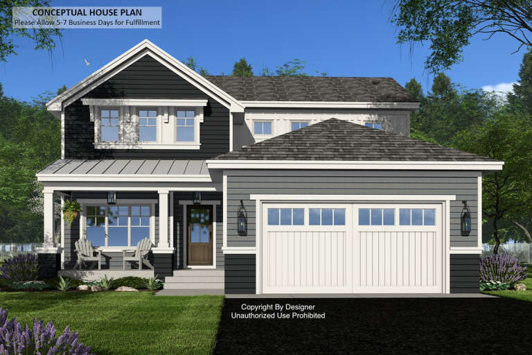 House Plan House Plan #33079 Front Elevation 