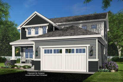Craftsman House Plan #098-00535 Elevation Photo