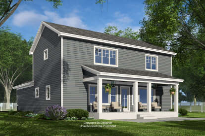 Craftsman House Plan #098-00535 Elevation Photo