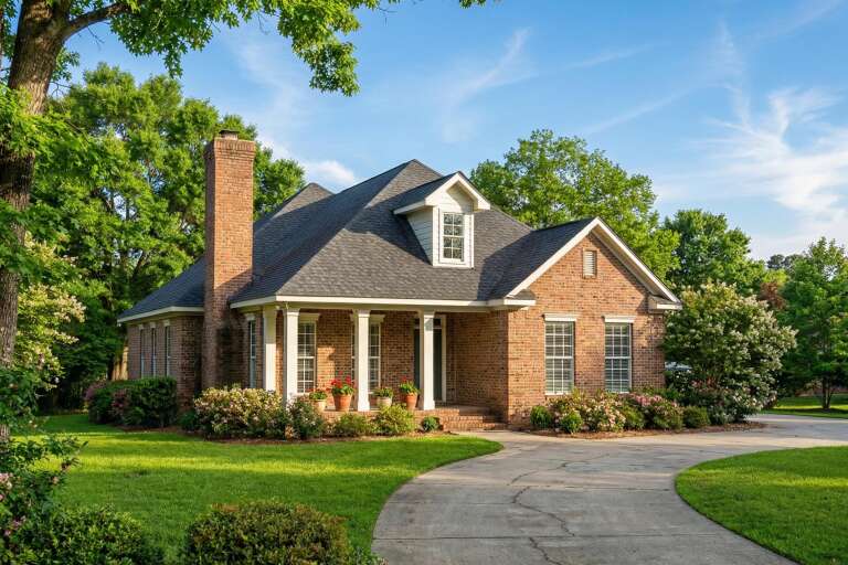 House Plan House Plan #3308 Angled Front Elevation