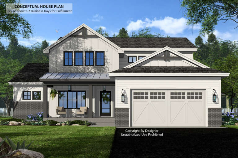 House Plan House Plan #33080 Front Elevation 