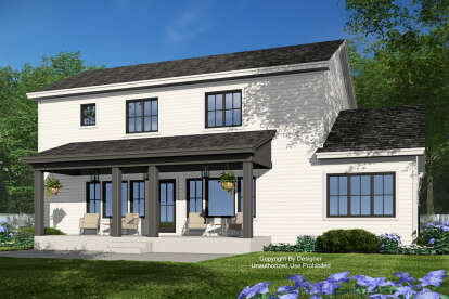 Modern Farmhouse House Plan #098-00536 Elevation Photo