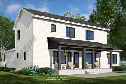 Modern Farmhouse House Plan #098-00536 Elevation Photo