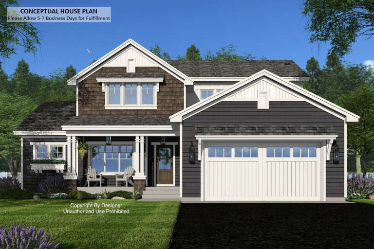 House Plan House Plan #33081 Front Elevation 