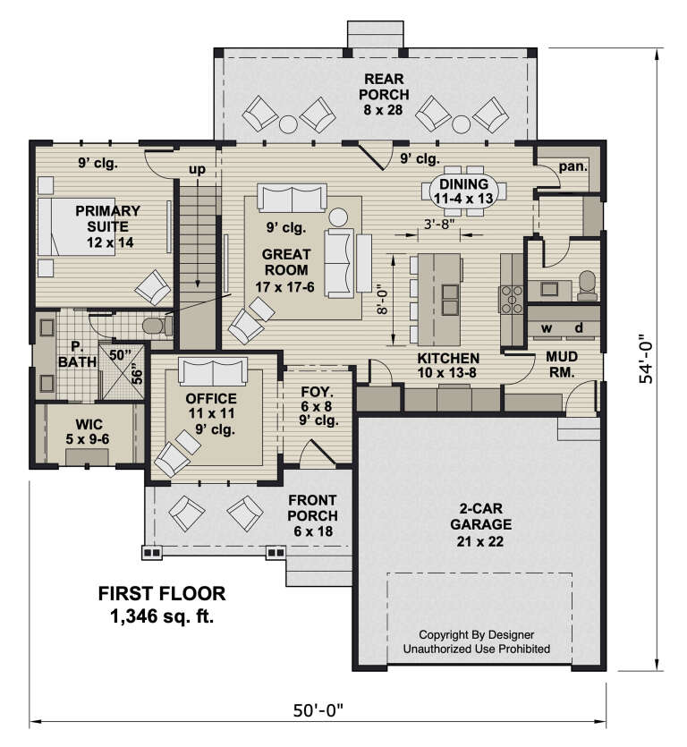 House Plan House Plan #33081 Drawing 1