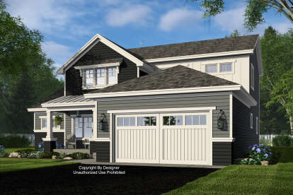 Craftsman House Plan #098-00538 Elevation Photo